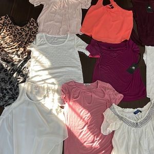 Bundle of 11 blouses size small